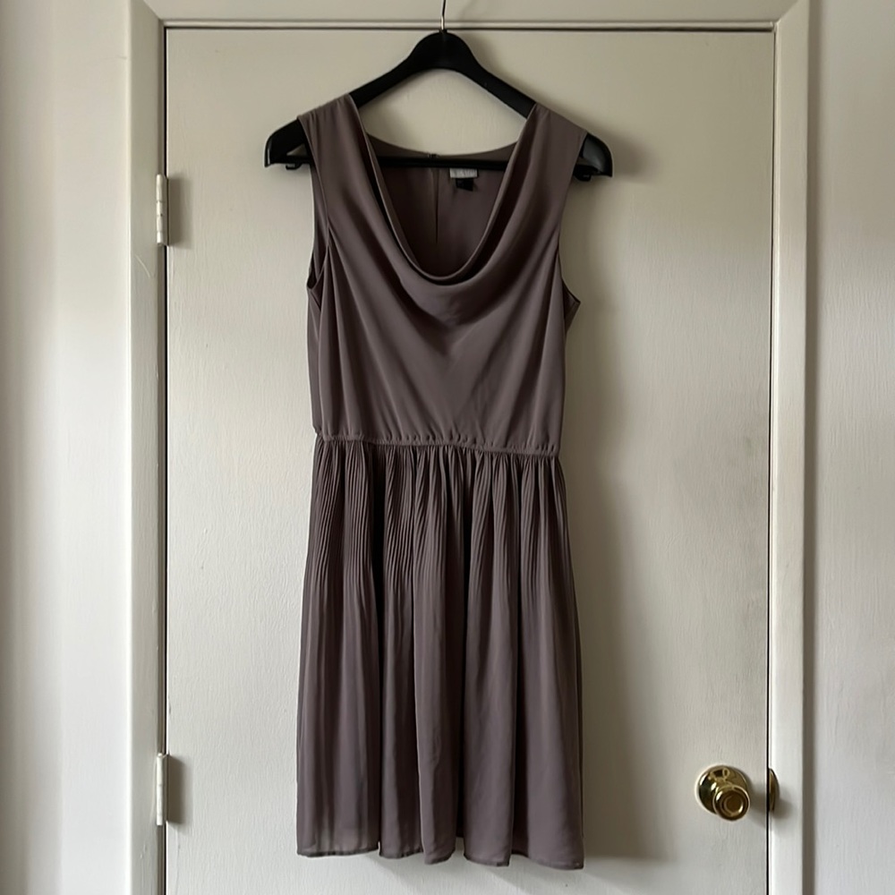 Grey H&M pleated dress